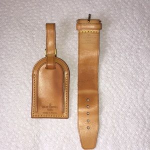 Louis Vuitton Luggage Tag and Poignet